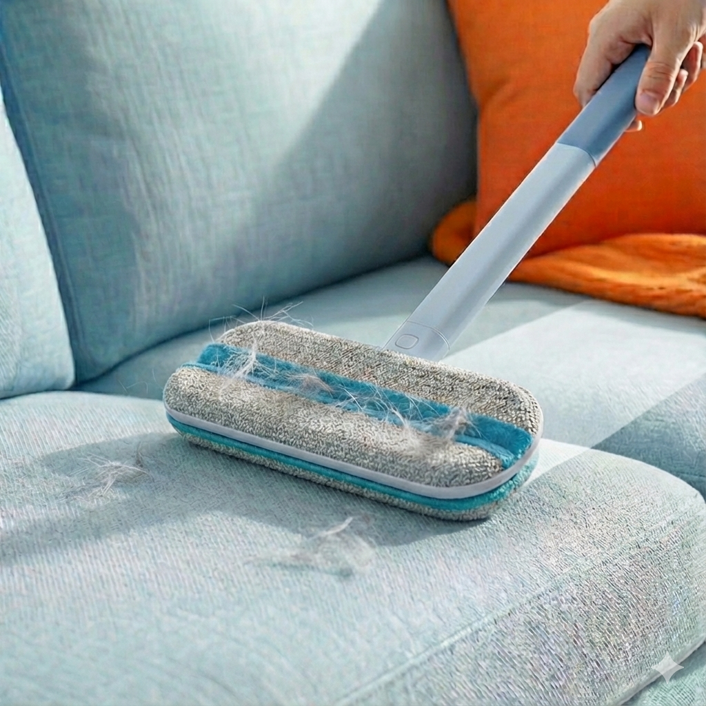 2-IN-1 BRUSH FOR PET HAIR REMOVAL