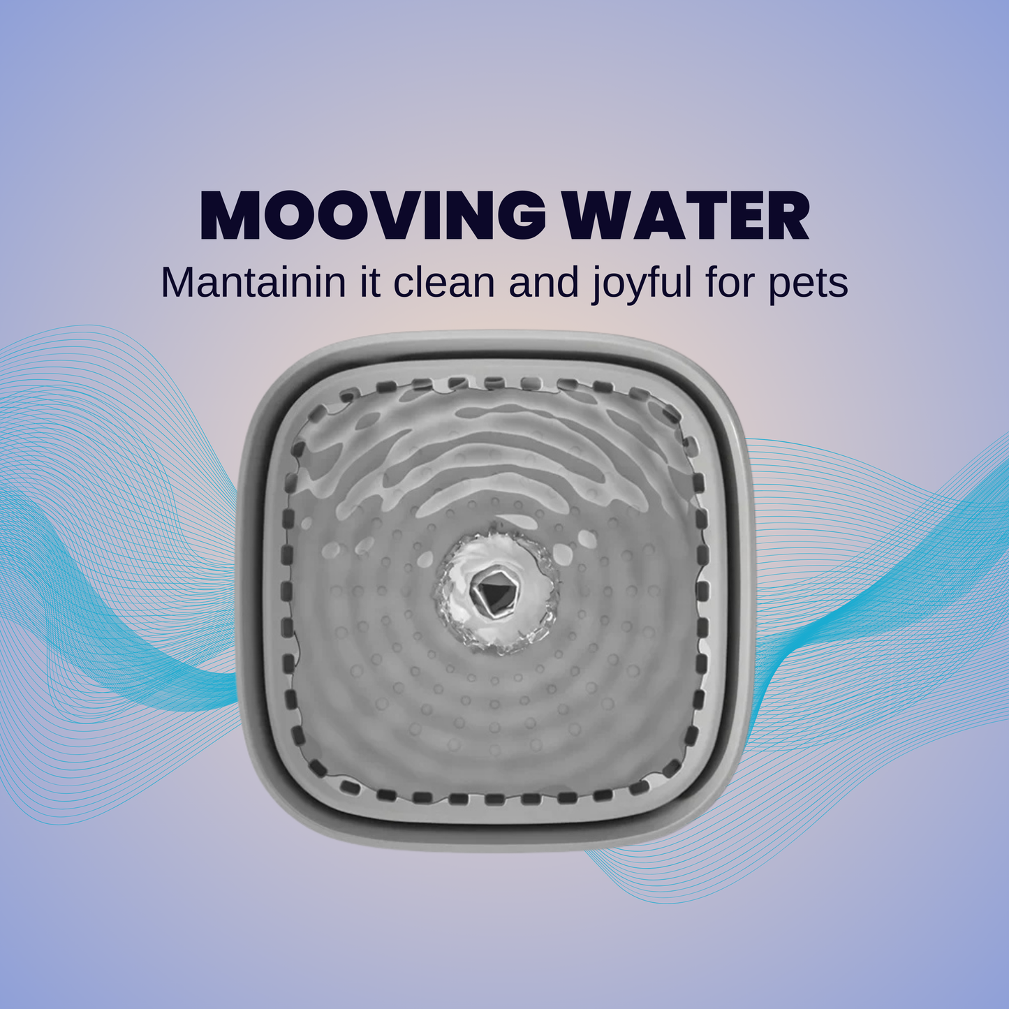 ZEST Silent Water Fountain: 3L USB Recirculating Filter | No-Mess Hydration Upgrade