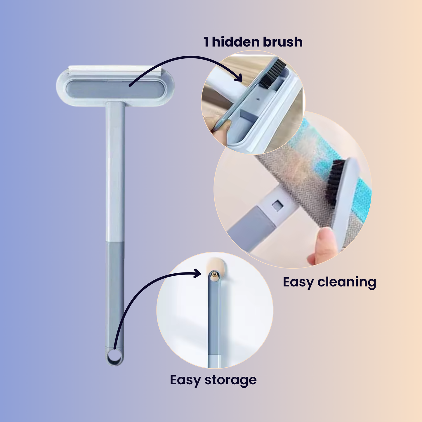 FurSwipe™ Pro | Self-Cleaning Pet Hair Removal System