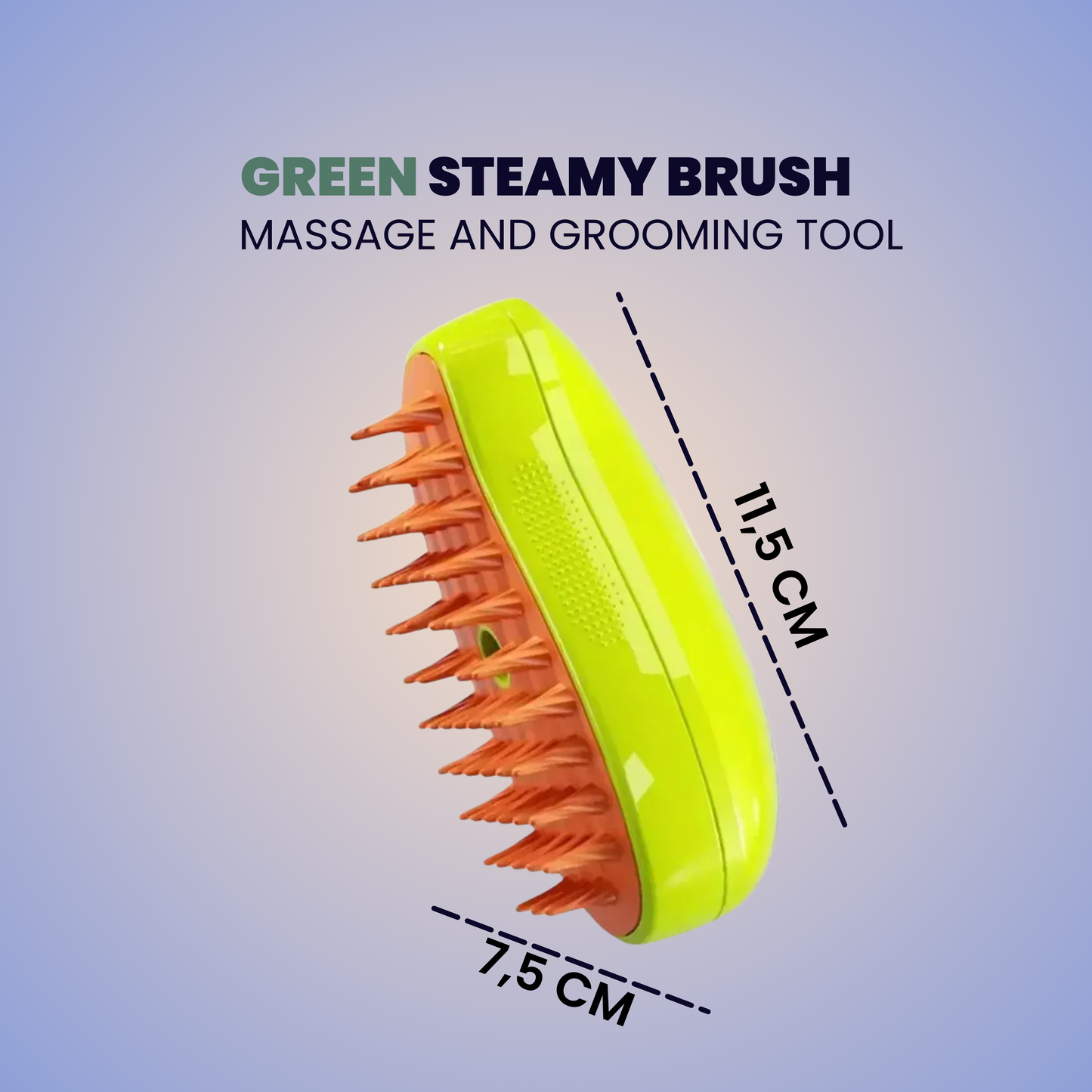 Lyczest 3-in-1 Steamy Pet Brush: Electric Mist Massage & Shedding Tool for Cats & Dogs