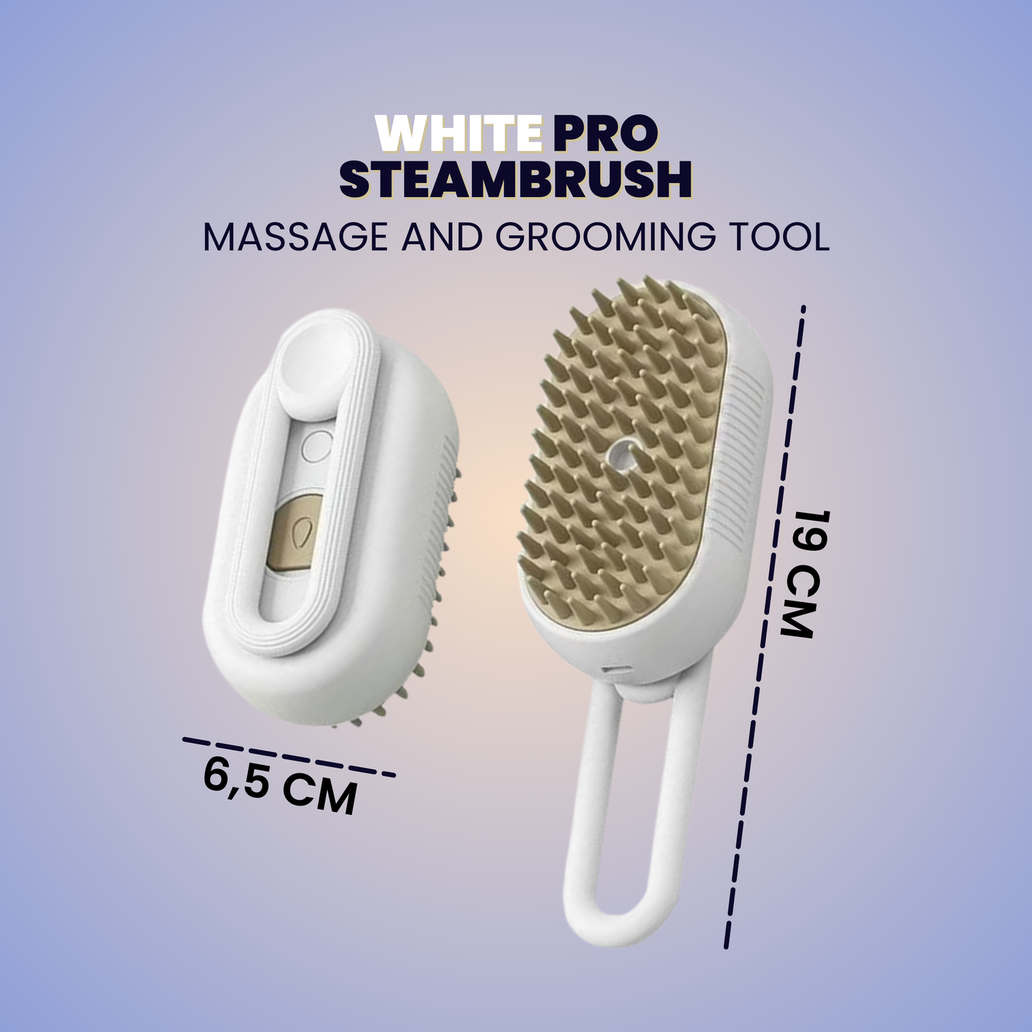 Lyczest 3-in-1 Steamy Pet Brush: Electric Mist Massage & Shedding Tool for Cats & Dogs