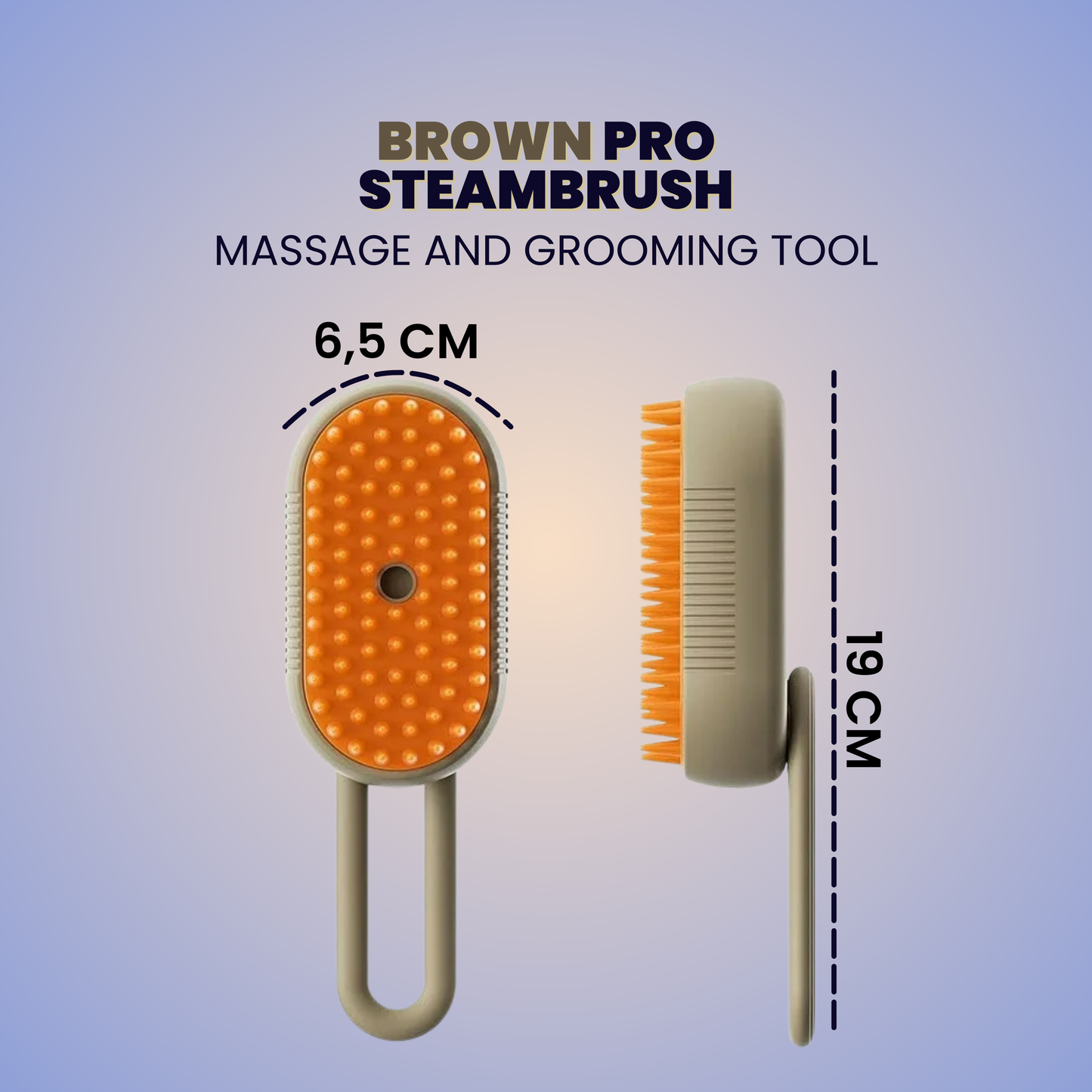 Lyczest 3-in-1 Steamy Pet Brush: Electric Mist Massage & Shedding Tool for Cats & Dogs