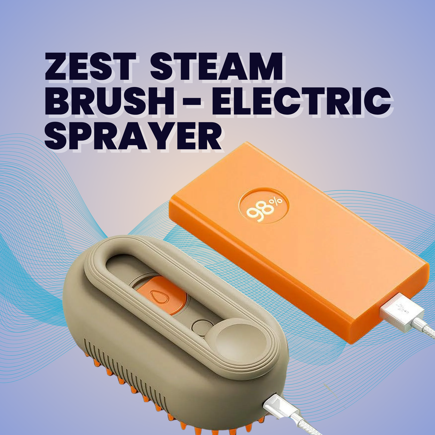 Lyczest 3-in-1 Steamy Pet Brush: Electric Mist Massage & Shedding Tool for Cats & Dogs