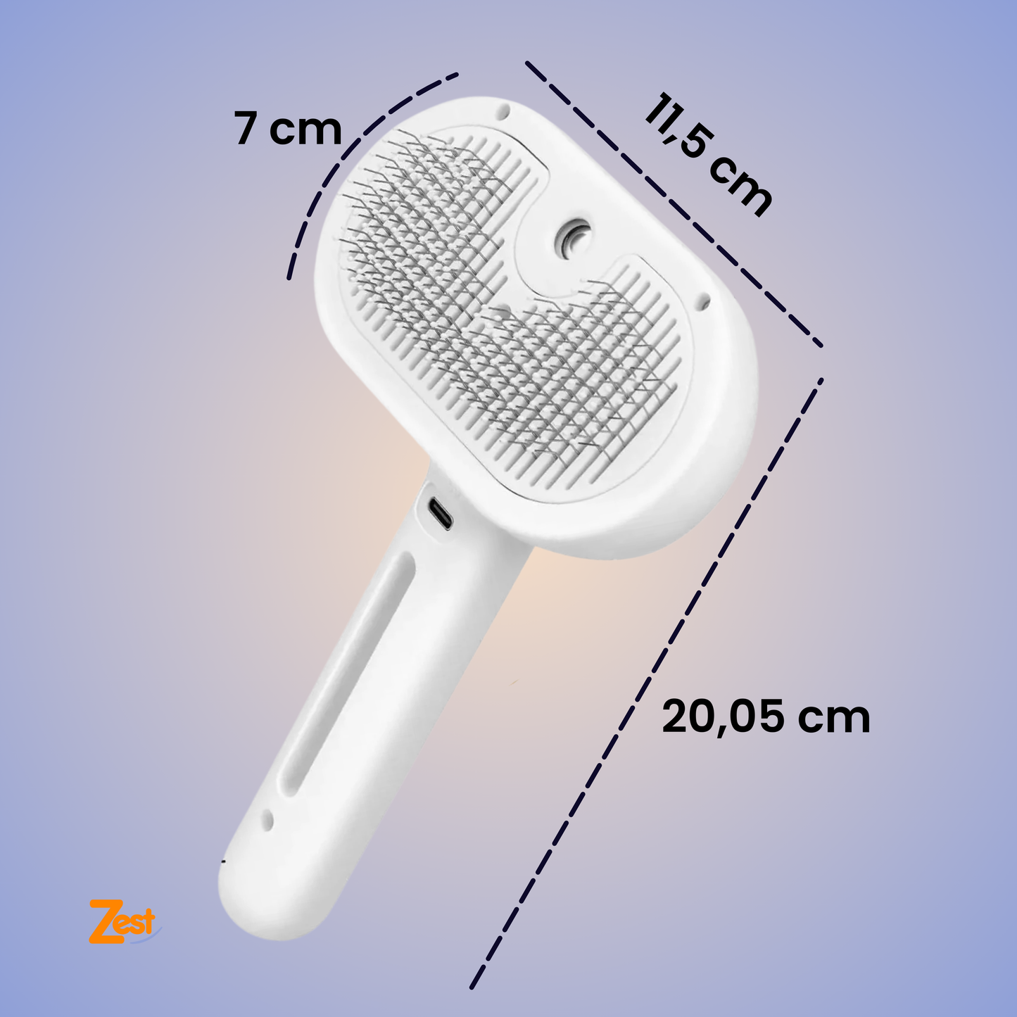 PurrMist™ Pro | 3-in-1 Steam Grooming Brush for Cats & Dogs