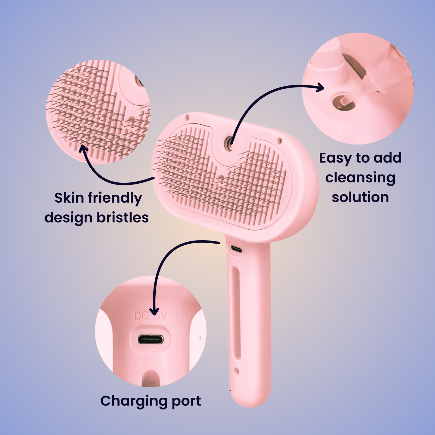 PurrMist™ Pro | Furiously Fabulous Fur Steamer: The 3-in-1 Groominator for Furry Friends!