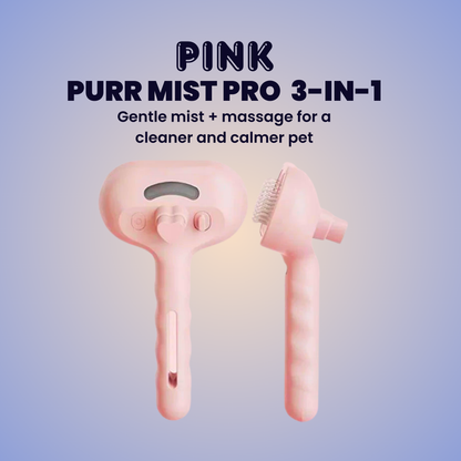 PurrMist™ Pro | Furiously Fabulous Fur Steamer: The 3-in-1 Groominator for Furry Friends!
