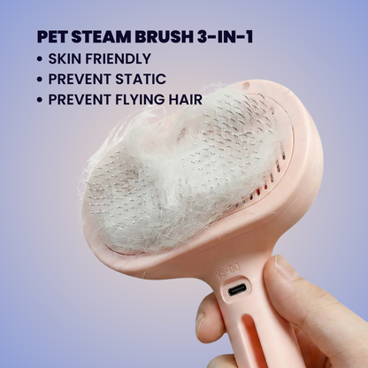PurrMist™ Pro | Furiously Fabulous Fur Steamer: The 3-in-1 Groominator for Furry Friends!