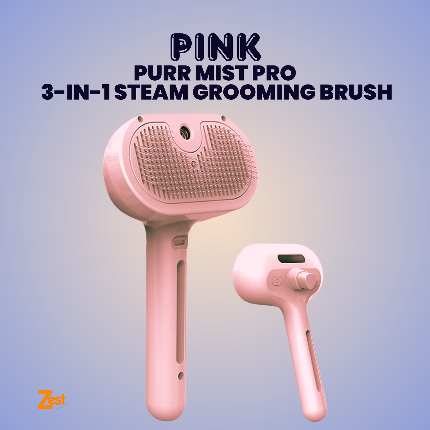 PurrMist™ Pro | Furiously Fabulous Fur Steamer: The 3-in-1 Groominator for Furry Friends!